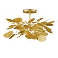 Product Image 1 for Lunaria Gold Semi-Flush Mount from Currey & Company