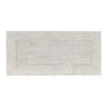 Top view of Larson cabinet revealing reclaimed pine wood grain and framed panel design