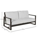 Product Image 15 for Avondale Aluminum Loveseat from Summer Classics