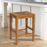 Product Image 8 for Haven Mahogany Wood Stool from Creative Co-Op