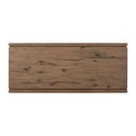 Bottom edge detail of Henry Coffee Table leg showing precise joinery and natural oak texture