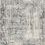 Runner version of the rug showing the same abstract charcoal pattern in an elongated shape