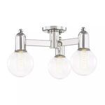 Product Image 1 for Bryce 3 Light Semi Flush from Mitzi