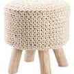 Product Image 2 for Montana Knitted Cream Stool from Jaipur 