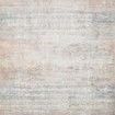 Lucia Mist Rug with a muted color palette of soft greys, blush pinks, and beige in a subtle vintage-style gradient