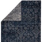 Product Image 5 for Azuma Hand Knotted Tribal Dark Blue / Light Gray Area Rug from Jaipur 