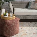 Product Image 18 for Nikki Chu By  Jive Indoor / Outdoor Trellis Gray / Orange Runner Rug from Jaipur 