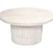 Product Image 1 for Studded White Washed Wood Coffee Table from Jamie Young