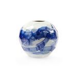 Product Image 1 for Hatch Blue & White Glazed Porcelain Vase from Villa & House