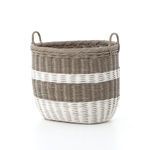 Product Image 6 for Striped Woven Basket from Four Hands