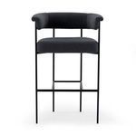 Product Image 11 for Carrie Fiqa Boucle Black Bar Stool from Four Hands