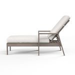 Side profile of Laguna Chaise Lounge highlighting armrests and inclined backrest angle
