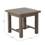 Product Image 8 for Club Aluminum Midnight End Table from Summer Classics