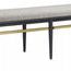 Product Image 4 for Visby Smoke Black Bench from Currey & Company