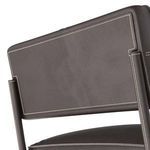 Product Image 3 for Topanga Graphite Leather Bar Stool from Arteriors