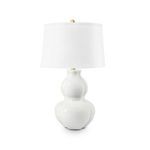 Product Image 1 for Sandar Lamp with Shade 17-inch White Linen from Villa & House