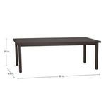 Product Image 4 for Club Aluminum Rectangular Dining Table from Summer Classics