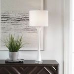 Product Image 6 for Fountain White Marble Buffet Lamp from Uttermost