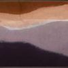 Desert Sunset II painting with layered abstract desert landscape in warm brown, beige, and purple tones on canvas
