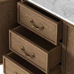 Product Image 7 for Elliston Vanity - Satin Worn Oak Veneer from Four Hands