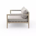 Sherwood Wooden Outdoor Sofa, Washed Brown image 3