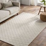 Product Image 5 for Ankine Handmade Trellis White Rug from Jaipur 