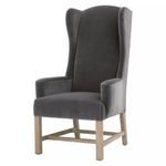 Product Image 5 for Bennett Arm Chair In Dark Dove Velvet from Essentials for Living