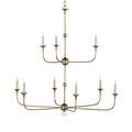 Product Image 8 for Nottaway Bronze Large Two-Tier Chandelier from Currey & Company