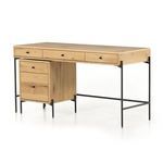 Product Image 17 for Eaton Oak and Iron Desk with Filing Cabinet from Four Hands