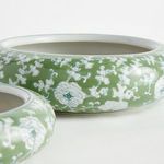 Product Image 3 for Imperial Lotus Low Pots , Set Of 2 from Napa Home And Garden