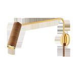 Narragansett Wall Sconce isolated on white background showing full side profile and design features