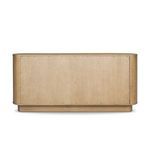 Back panel view showing simple oak wood surface with visible fasteners
