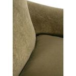 Close-up of tight upholstery where backrest meets seat cushion showing fabric texture
