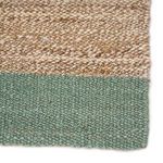 Product Image 1 for Mallow Natural Bordered Tan/ Blue Rug from Jaipur 