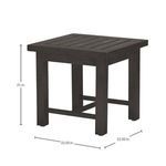 Product Image 7 for Club Aluminum Midnight End Table from Summer Classics