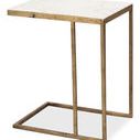 Product Image 1 for Patsy Gold Side Table from Sarreid Ltd.