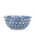 Product Image 3 for Blue & White Porcelain Bowl Sea Wave Motif from Legend of Asia