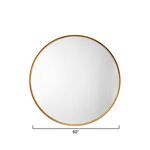 Product Image 3 for Refined Extra Large Gold Mirror from Jamie Young