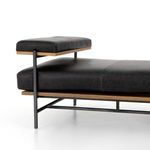 Zoomed view showing fine leather grain and subtle texture variations