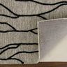 Product Image 5 for Enzo Taupe / Black Textured Striped Area Rug - 2' x 3' from Feizy Rugs