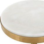 Product Image 4 for Edifice White Marble Drink Table from Uttermost