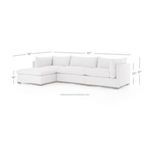 Product Image 8 for Westwood 3 Piece Sectional W/ Ottoman from Four Hands