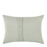 Back view revealing the overlapping closure detail on the sham