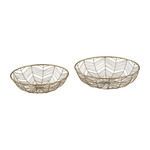 Product Image 1 for Tuckernuck 2 Piece Metal Bowl Set In Gold from Elk Home