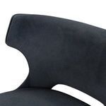 Product Image 6 for Task Modern Velvet Shadow Swivel Stool from Four Hands