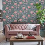 Product Image 2 for Laura Ashley Tapestry Dark Seaspray Floral Wallpaper from Graham & Brown