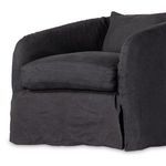 Product Image 25 for Topanga Flanders Navy Linen Slipcover Swivel Chair from Four Hands
