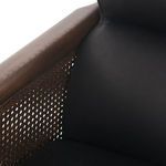Product Image 4 for Kempsey Leather Accent Chair - Heirloom Black from Four Hands