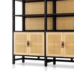 Product Image 9 for Caprice Wide Wooden Bookshelf - Black Wash Mango from Four Hands