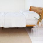 Product Image 1 for Twin White Cotton Sateen Sheet Set from Pom Pom at Home